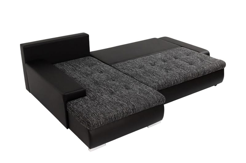 Irja Bäddsoffa med Divan 3-sits i Konstläder - Vit/Grå - Möbler - Soffa - Bäddsoffa