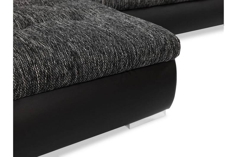 Irja Bäddsoffa med Divan 3-sits i Konstläder - Vit/Grå - Möbler - Soffa - Bäddsoffa