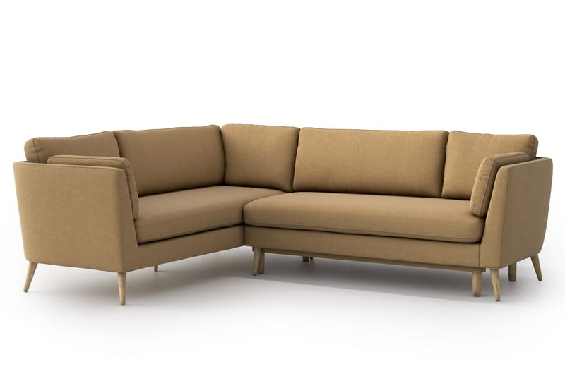 Janella Bäddsoffa med Divan - Beige - Bäddsoffa - Hörnbäddsoffa