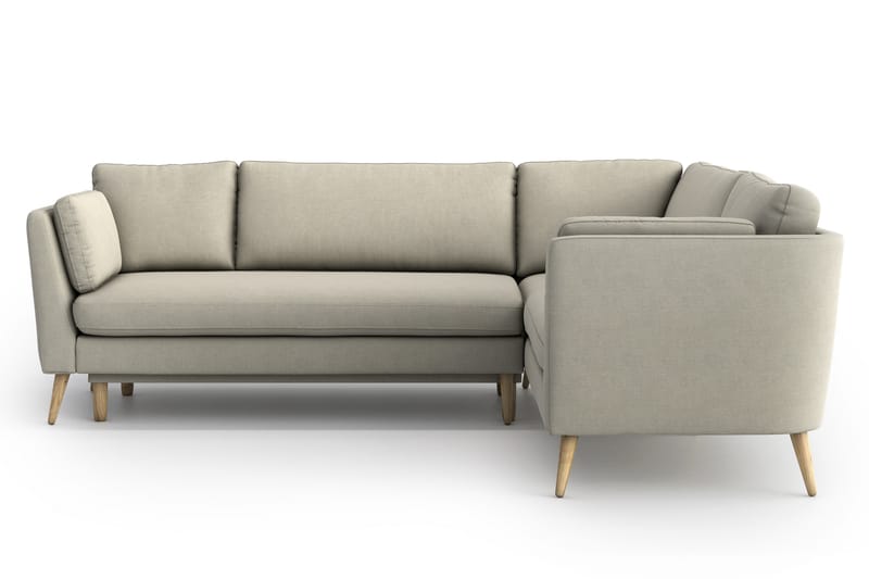 Janella Bäddsoffa med Divan - Beige - Bäddsoffa - Hörnbäddsoffa