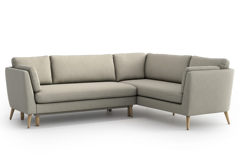 Janella Bäddsoffa med Divan - Beige - Bäddsoffa - Hörnbäddsoffa