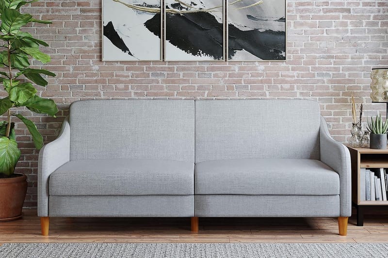 Jasper 2-sits Bäddsoffa Ljusgrå - Dorel Home - Möbler - Soffa - Bäddsoffa
