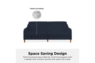 Jasper 2-sits Bäddsoffa Marinblå - Dorel Home - Möbler - Soffa - Bäddsoffa