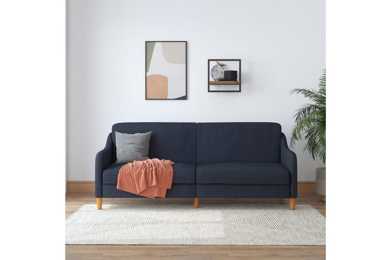 Jasper 2-sits Bäddsoffa Marinblå - Dorel Home - Möbler - Soffa - Bäddsoffa