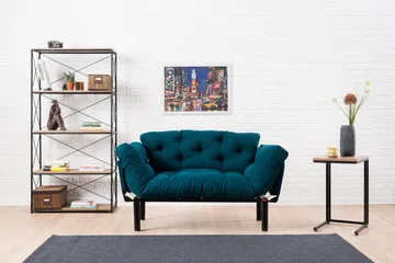 Jenica Bäddsoffa 2-sits - Blågrön - Möbler - Soffa - Bäddsoffa
