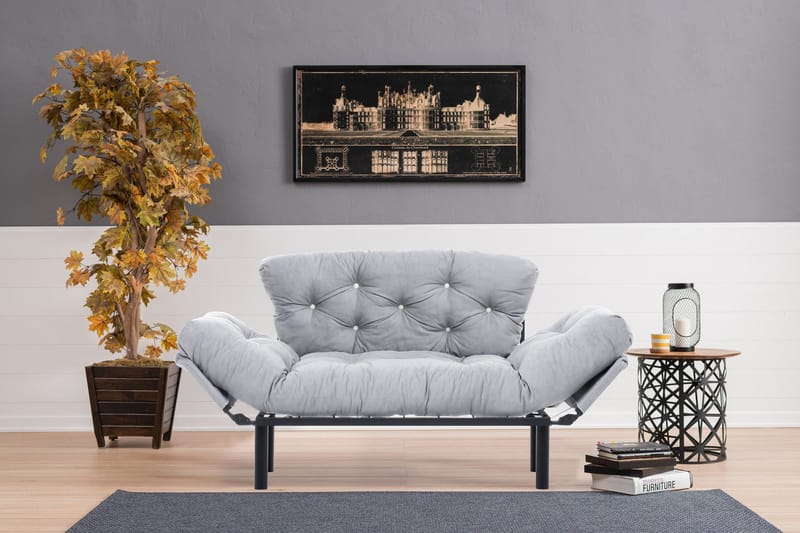 Jenica Bäddsoffa 2-sits - Grå - Möbler - Soffa - Bäddsoffa