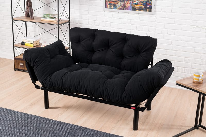 Jenica Bäddsoffa 2-sits - Svart - Möbler - Soffa - Bäddsoffa