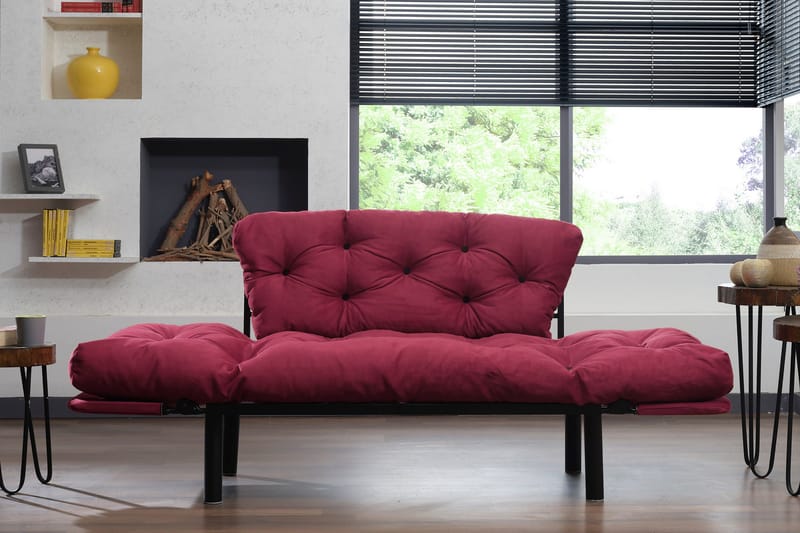 Jenica Bäddsoffa 2-sits - Vinröd - Möbler - Soffa - Bäddsoffa