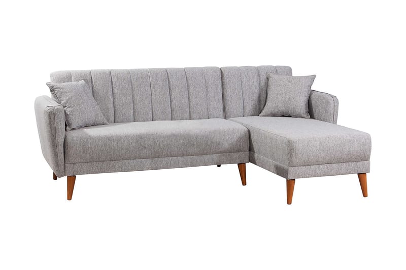 Jenick Hörnbäddsoffa - Grå - Möbler - Soffa - Bäddsoffa