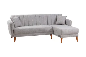 Jenick Hörnbäddsoffa - Grå - Möbler - Soffa - Bäddsoffa