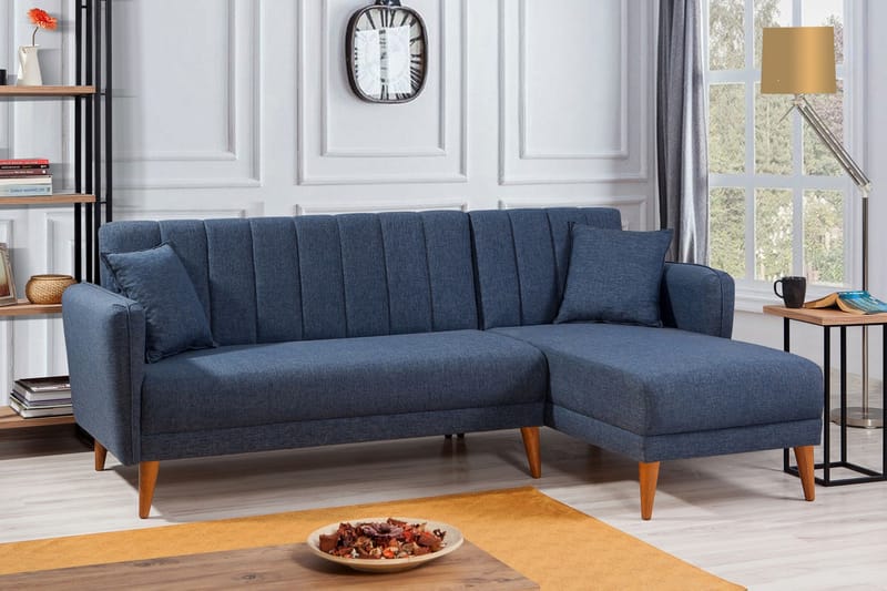 Jenick Hörnbäddsoffa - Mörkblå - Möbler - Soffa - Bäddsoffa