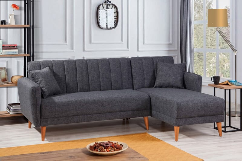 Jenick Hörnbäddsoffa - Mörkgrå - Möbler - Soffa - Bäddsoffa