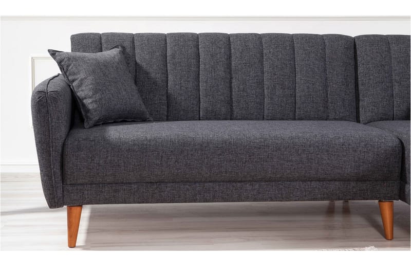 Jenick Hörnbäddsoffa - Mörkgrå - Möbler - Soffa - Bäddsoffa