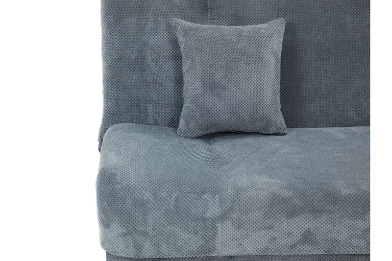 Jonas Bäddsoffa 195x87x86 cm - Röd/svart - Bäddsoffa - Bäddsoffa 3 sits - Sammetssoffa