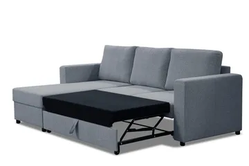 Julia Bäddsoffa 3-sits med Divan Vänster - Ljusgrå - Möbler - Soffa - Bäddsoffa