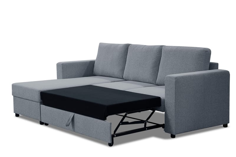 Julia Bäddsoffa 3-sits med Divan Vänster - Ljusgrå - Möbler - Soffa - Bäddsoffa