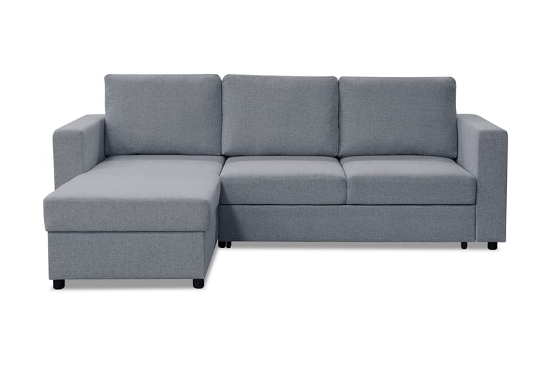 Julia Bäddsoffa 3-sits med Divan Vänster - Ljusgrå - Bäddsoffa - Hörnbäddsoffa