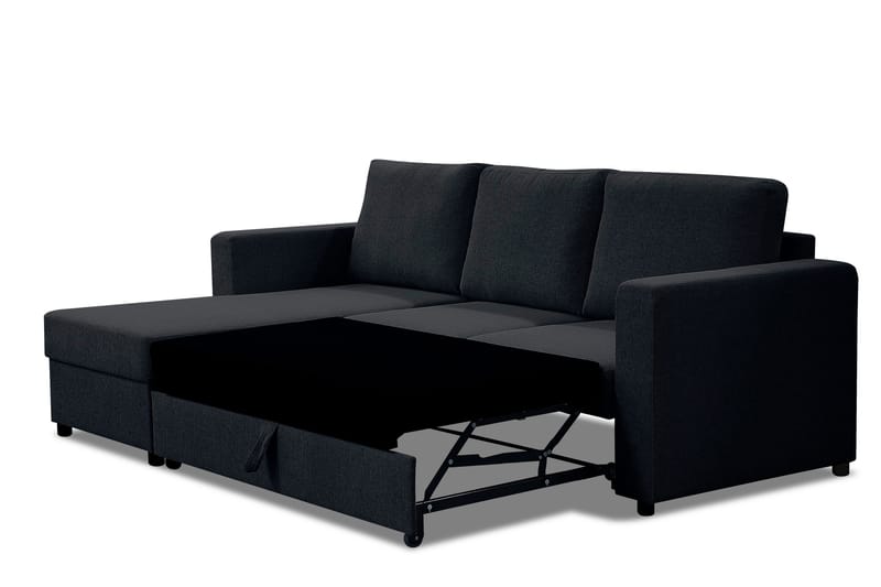 Julia Bäddsoffa 3-sits med Divan Vänster - Mörkgrå - Möbler - Soffa - Bäddsoffa