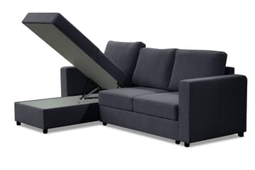 Julia Bäddsoffa 3-sits med Divan Vänster - Mellangrå - Möbler - Soffa - Bäddsoffa