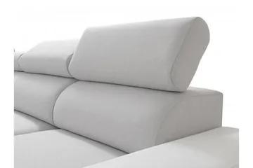 Kahundji Vänster Hörnbäddsoffa 127x284 cm med Förvaring i Tyg - Antracit - Möbler - Soffa - Bäddsoffa