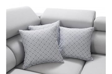 Kahundji Vänster Hörnbäddsoffa 127x284 cm med Förvaring i Tyg - Antracit - Möbler - Soffa - Bäddsoffa