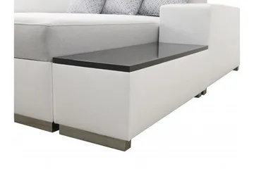 Kahundji Vänster Hörnbäddsoffa 127x284 cm med Förvaring i Tyg - Antracit - Möbler - Soffa - Bäddsoffa