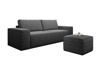 Kamli Bäddsoffa 3-sits med Förvaring - Mörkgrå - Möbler - Soffa - Bäddsoffa