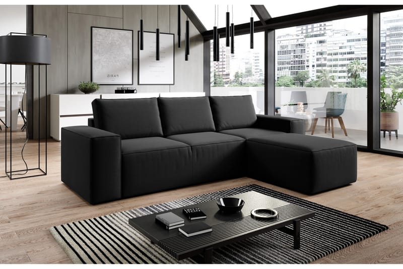 Kamli Bäddsoffa m. Divan med Förvaring - Beige - Möbler - Soffa - Bäddsoffa