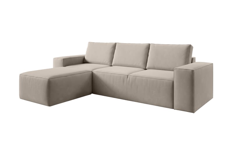 Kamli Bäddsoffa m. Divan med Förvaring - Beige - Möbler - Soffa - Bäddsoffa