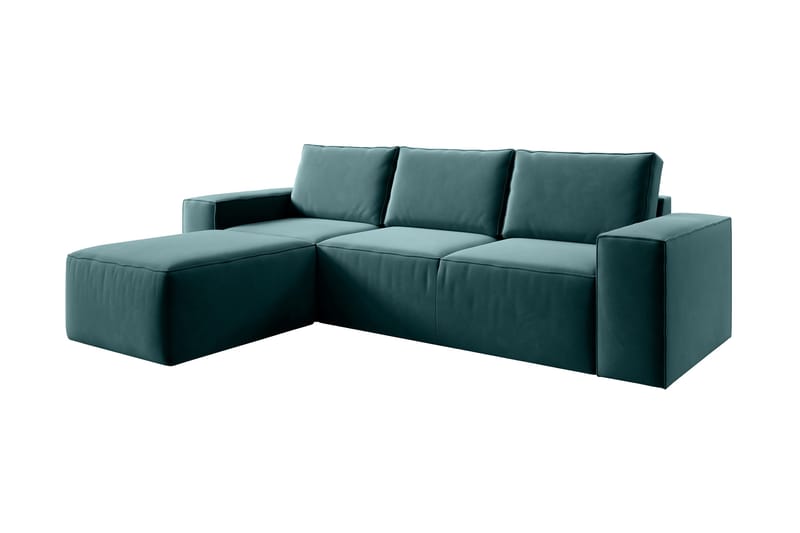Kamli Bäddsoffa m. Divan med Förvaring - Blå - Möbler - Soffa - Bäddsoffa