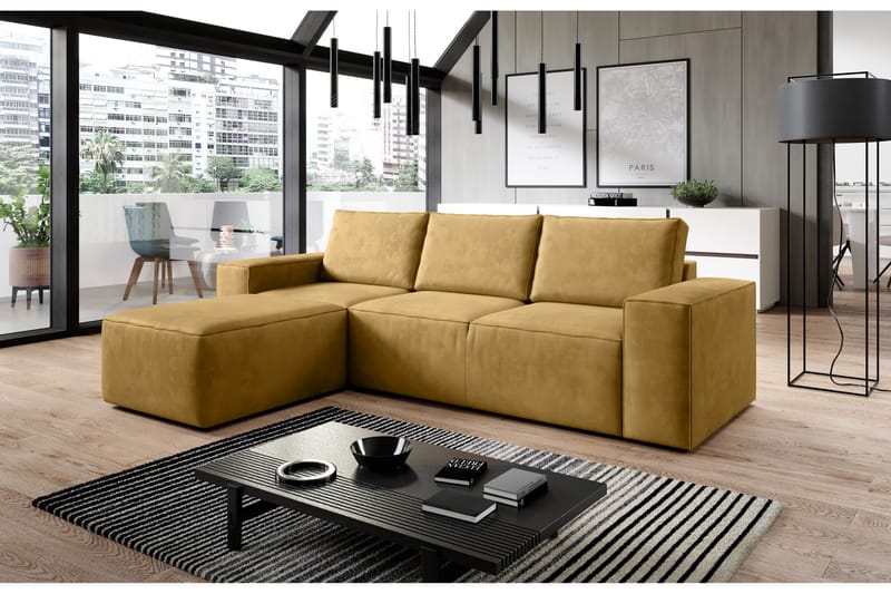 Kamli Bäddsoffa m. Divan med Förvaring - Brun - Möbler - Soffa - Bäddsoffa