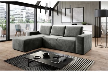 Kamli Bäddsoffa m. Divan med Förvaring - Grå - Möbler - Soffa - Bäddsoffa