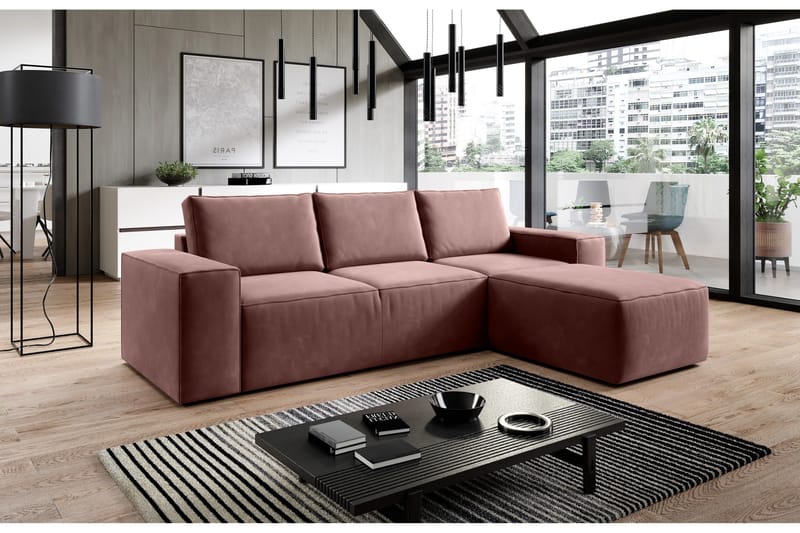 Kamli Bäddsoffa m. Divan med Förvaring - Grön - Möbler - Soffa - Bäddsoffa