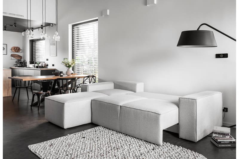 Kamli Bäddsoffa m. Divan med Förvaring - Gul - Möbler - Soffa - Bäddsoffa