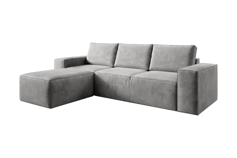 Kamli Bäddsoffa m. Divan med Förvaring - Ljusgrå - Möbler - Soffa - Bäddsoffa