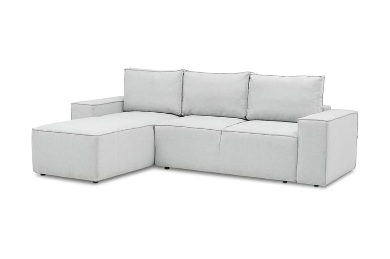 Kamli Bäddsoffa m. Divan med Förvaring - Ljusgrå - Möbler - Soffa - Bäddsoffa