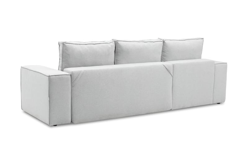 Kamli Bäddsoffa m. Divan med Förvaring - Ljusgrå - Möbler - Soffa - Bäddsoffa