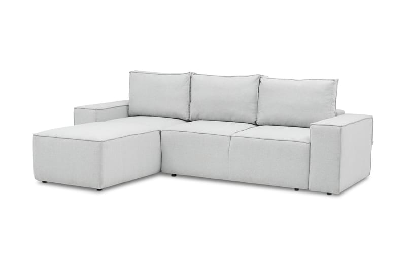 Kamli Bäddsoffa m. Divan med Förvaring - Ljusgrå - Möbler - Soffa - Bäddsoffa