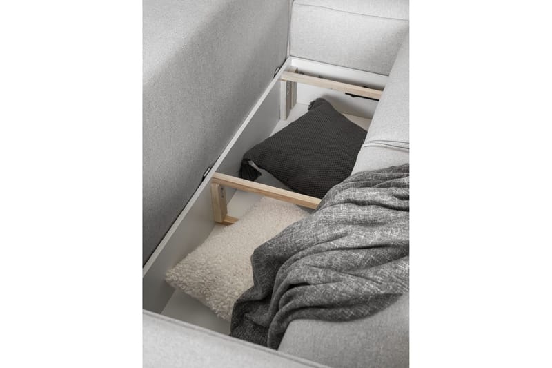 Kamli Bäddsoffa m. Divan med Förvaring - Ljusgrön - Möbler - Soffa - Bäddsoffa