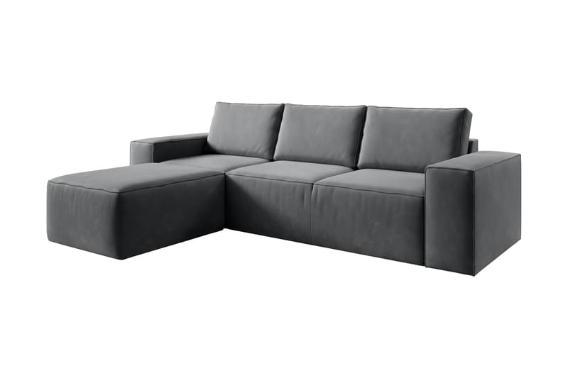 Kamli Bäddsoffa m. Divan med Förvaring - Mörkgrå - Möbler - Soffa - Bäddsoffa
