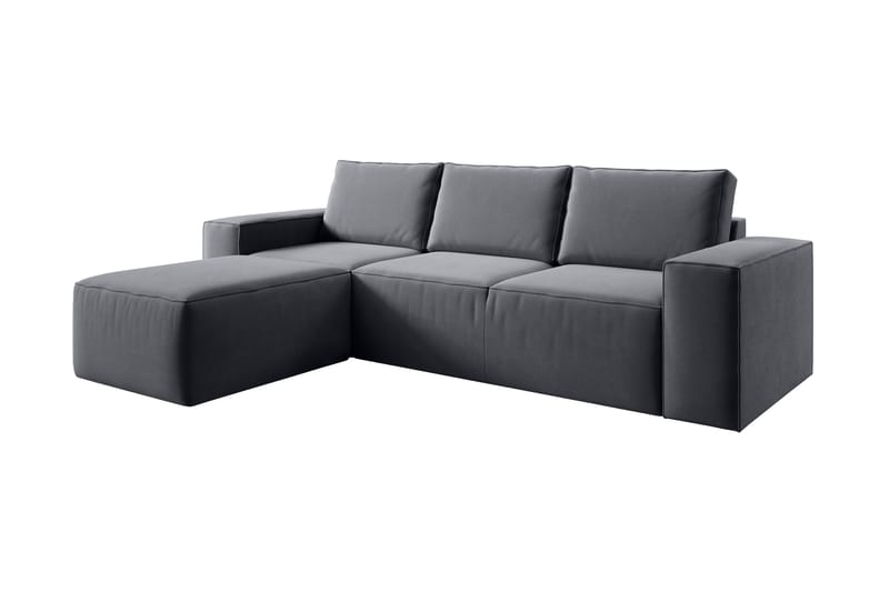 Kamli Bäddsoffa m. Divan med Förvaring - Mörkgrå - Möbler - Soffa - Bäddsoffa