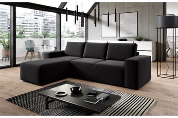 Kamli Bäddsoffa m. Divan med Förvaring - Svart - Möbler - Soffa - Bäddsoffa