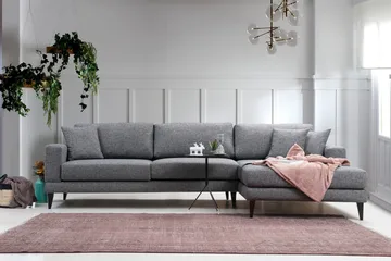 Katilaya Bäddsoffa med Divan Höger - Grå - Möbler - Soffa - Bäddsoffa