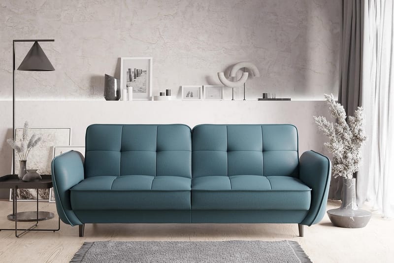 Katsuya Bäddsoffa 3-sits - Blå - Möbler - Soffa - Bäddsoffa
