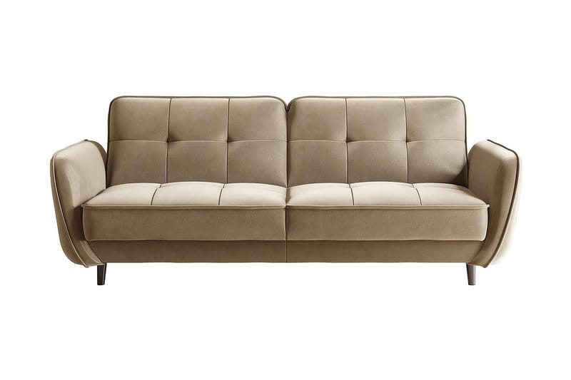 Katsuya Bäddsoffa 3-sits - Gul/Beige - Möbler - Soffa - Bäddsoffa