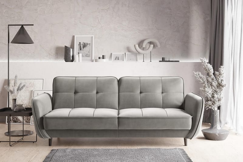 Katsuya Bäddsoffa 3-sits - Ljusgrå - Möbler - Soffa - Bäddsoffa