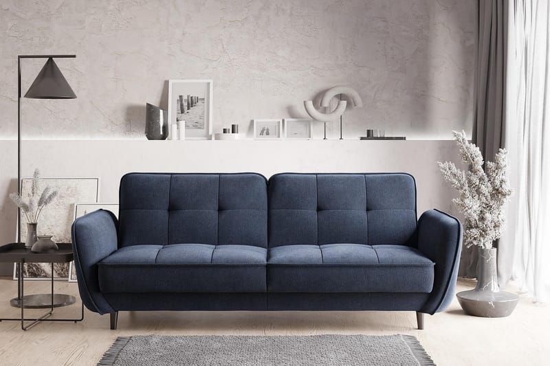 Katsuya Bäddsoffa 3-sits - Mörkblå - Möbler - Soffa - Bäddsoffa