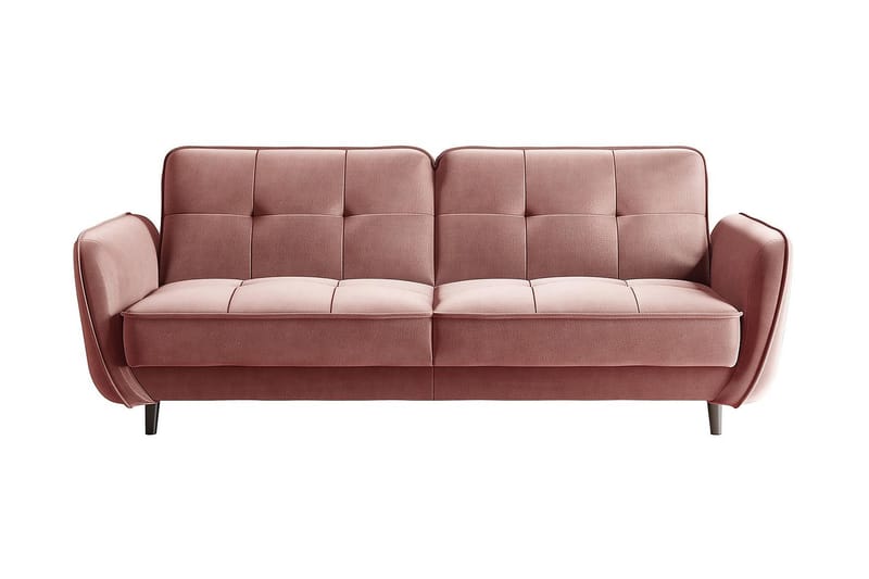 Katsuya Bäddsoffa 3-sits - Rosa - Möbler - Soffa - Bäddsoffa