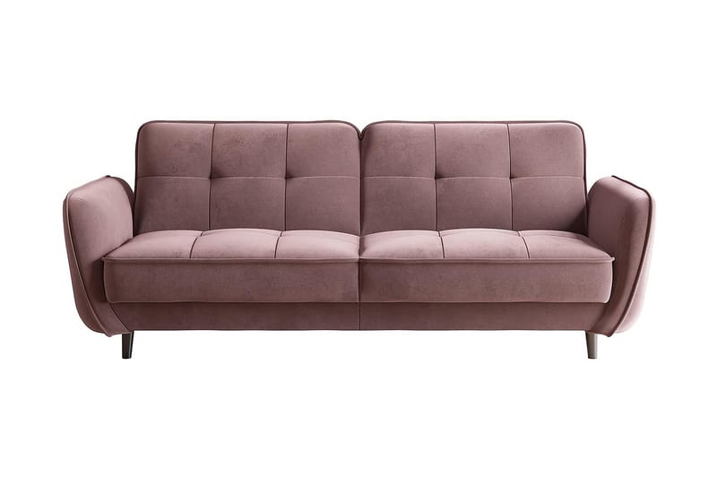 Katsuya Bäddsoffa 3-sits - Rosa - Bäddsoffa - Bäddsoffa 3 sits