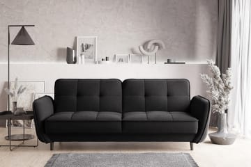 Katsuya Bäddsoffa 3-sits - Svart - Möbler - Soffa - Bäddsoffa